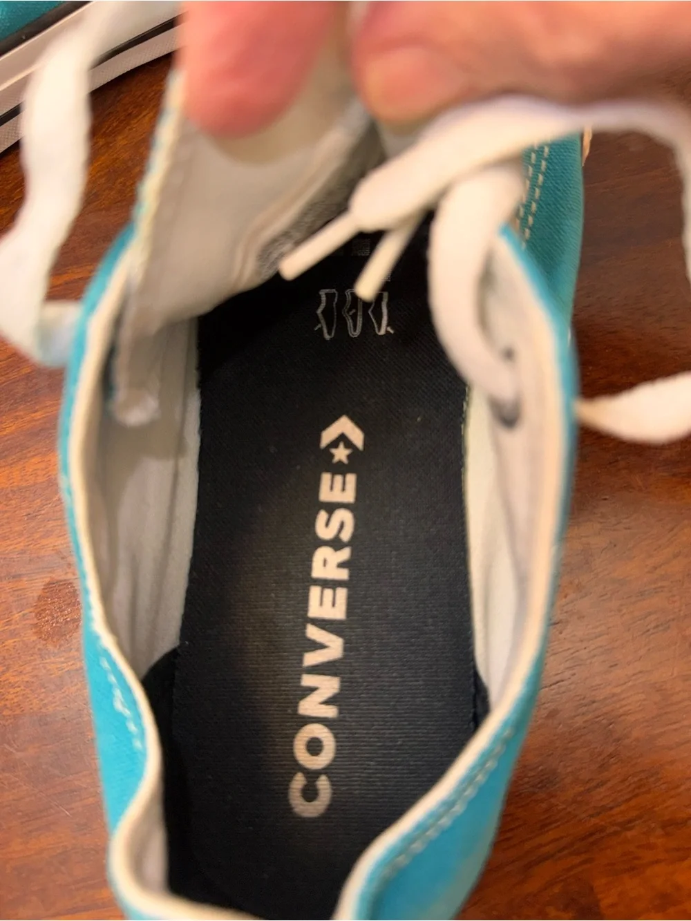 SOLD
Converse Chuck Taylor Teal Blue Low Top Sneakers women’s size 7 or men’s 5 - Picture 6 of 8